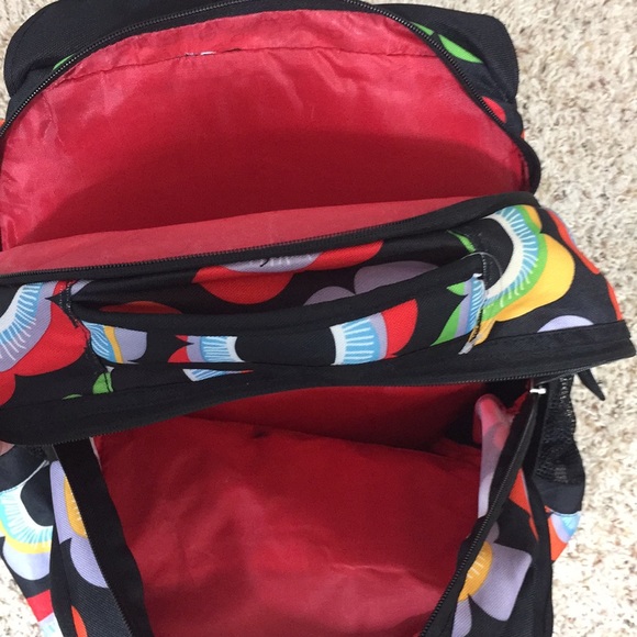 Flower pattern Oversized backpack - Picture 3 of 5